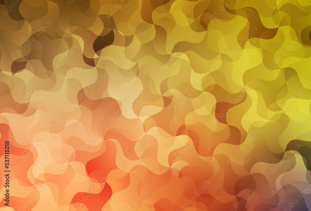 Light Red, Yellow vector polygonal background. Light Red, Yellow vector polygonal background.