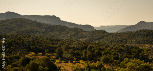 Landscape in Matarraña, Teruel, Aragon, Spain