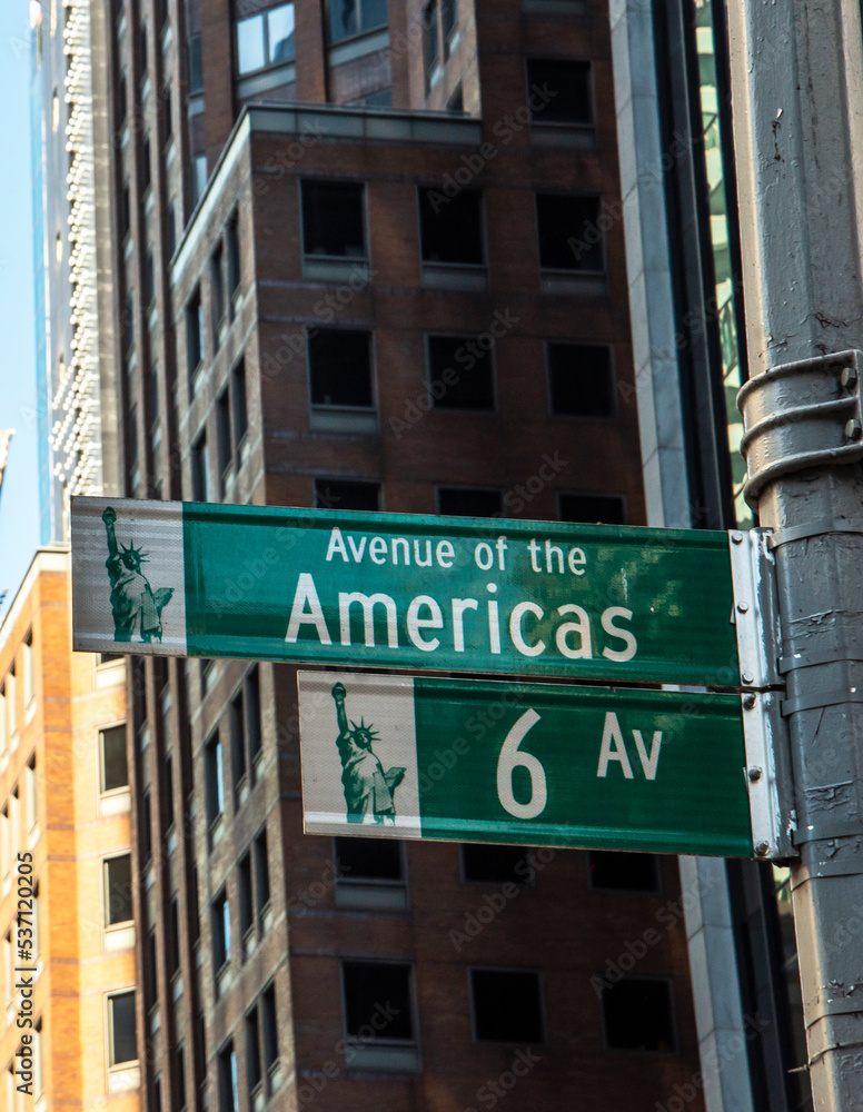 city street sign