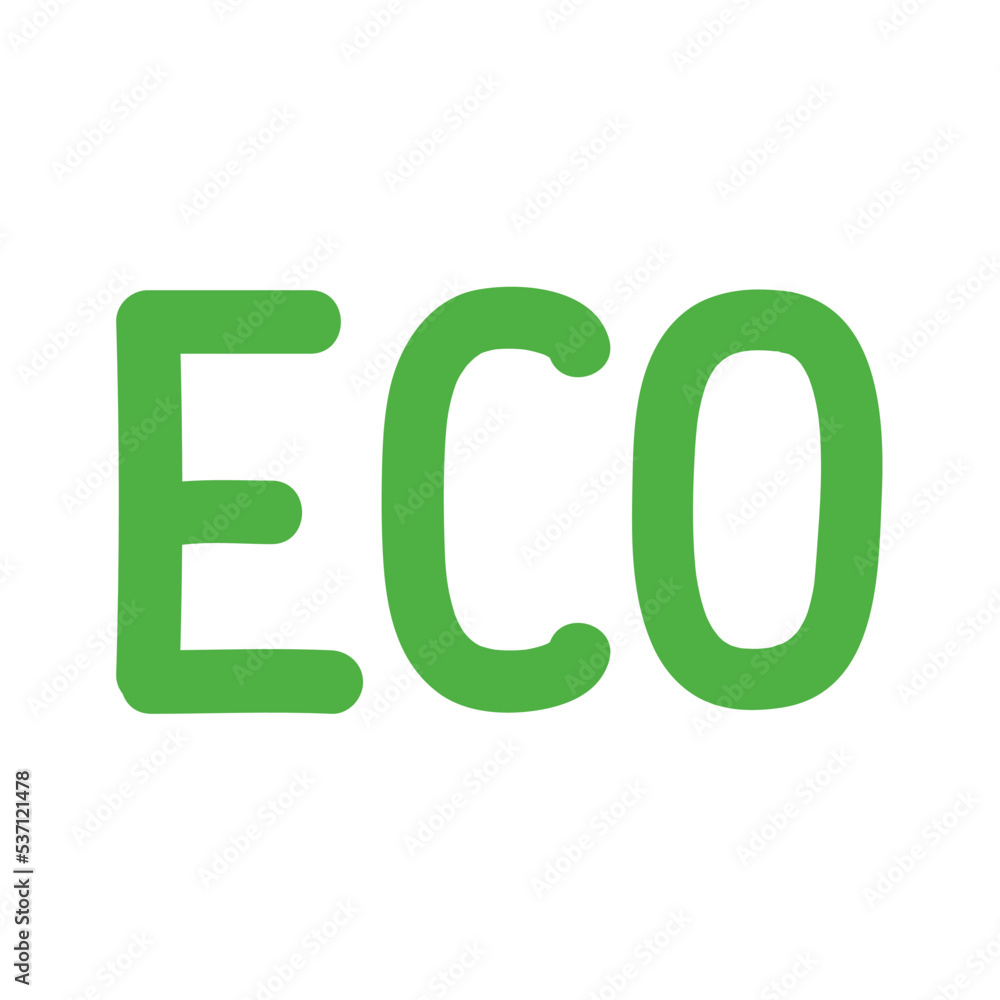 eco green lettering eco green lettering