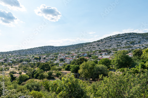 Theologos village in Thassos  Greece
