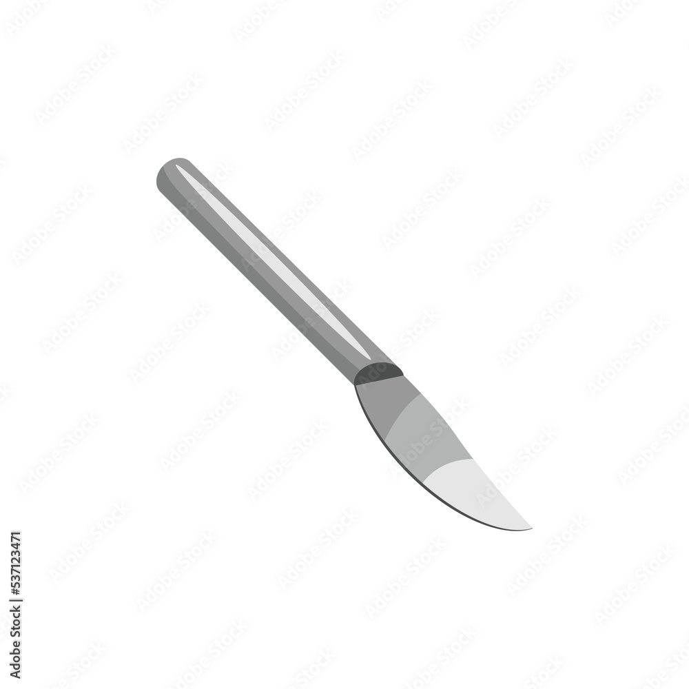 Surgical Scalpel icon, flat style. - Vector Surgical Scalpel icon, flat style. - Vector