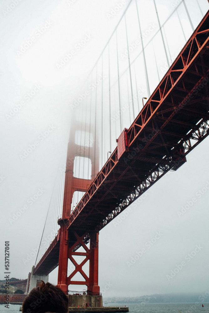 Naklejka premium golden gate bridge
