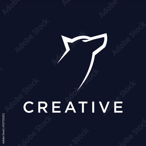 Dog logo Design Vector Template. Dog icon logo vector