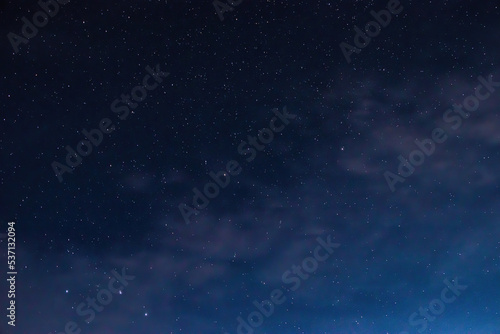 Night starry sky. Constellations and nebulae in space