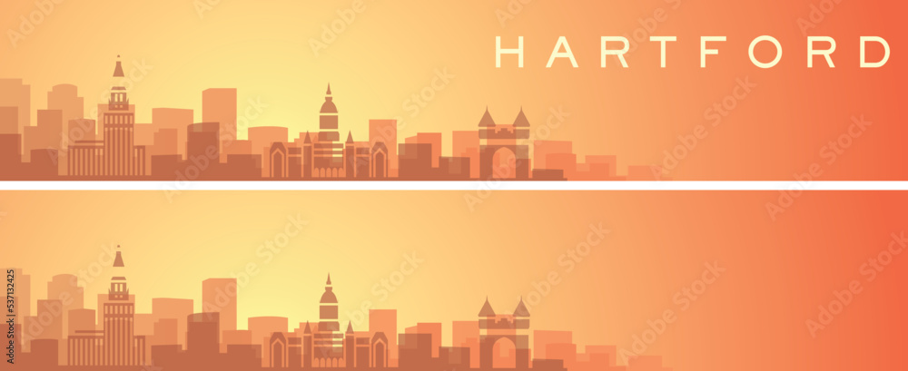 Hartford Beautiful Skyline Scenery Banner
