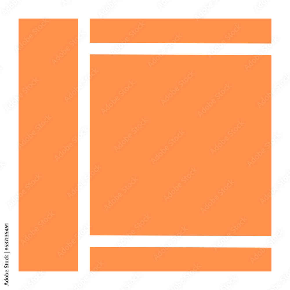 sidebar layout blog website icon sidebar layout blog website icon