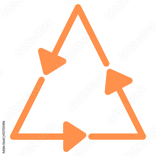 rotate directions arrows eco recycle icon