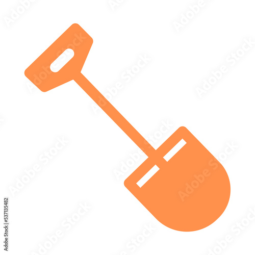 shovel tool dig agriculture icon