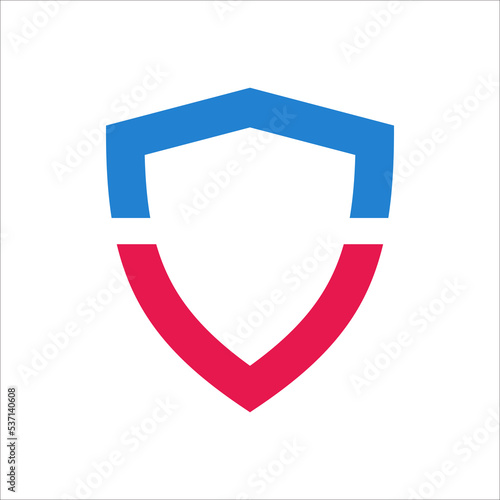 Shield logo icon design template