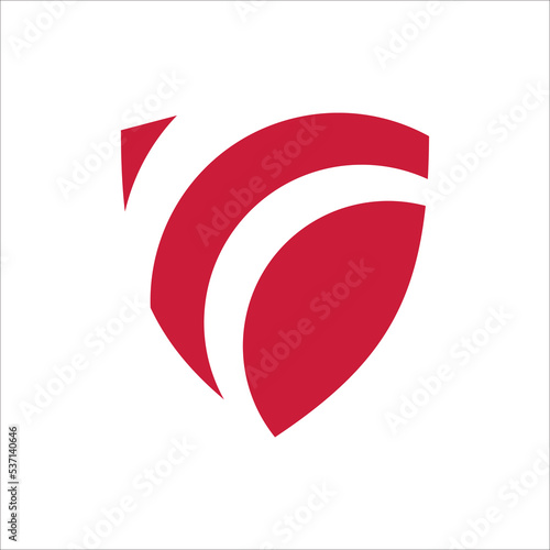 Shield logo icon design template