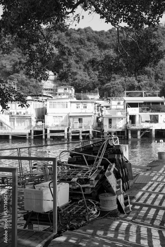 boats and village photo