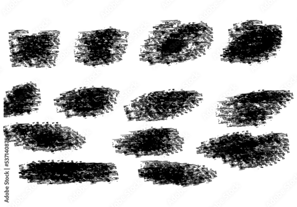 set of ink stains set of ink stains