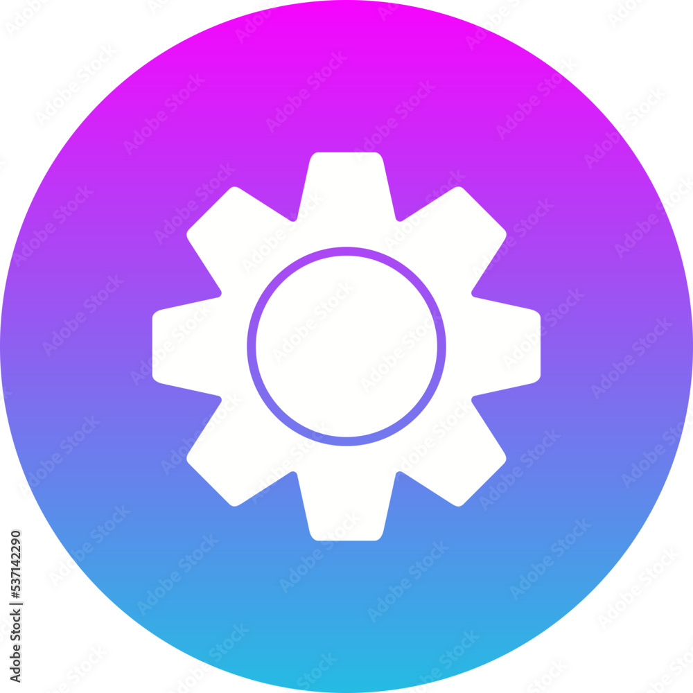 Settings Gradient Circle Glyph Inverted Icon Settings Gradient Circle Glyph Inverted Icon