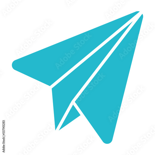 Telegram Multicolor Glyph Icon