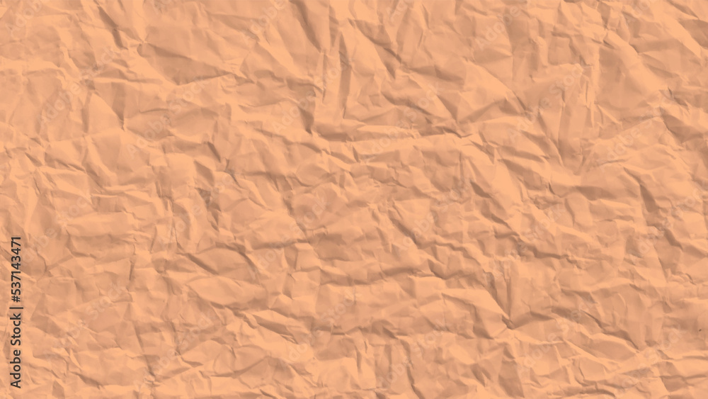 Paper texture Crumpled Brown. Top view. Paper texture Crumpled Brown. Top view.