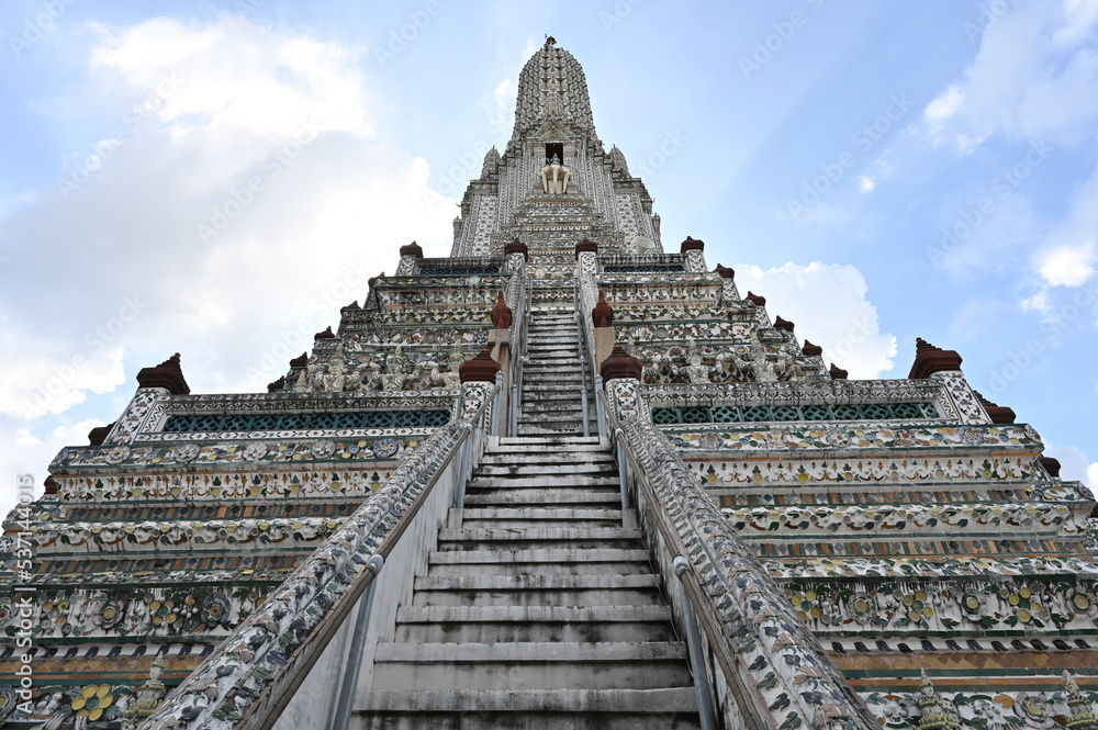 Wat Arun, Temple of Dawn the landmark of Bangkok, Thailand