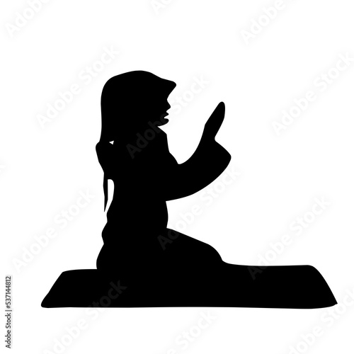 silhouette of people praying