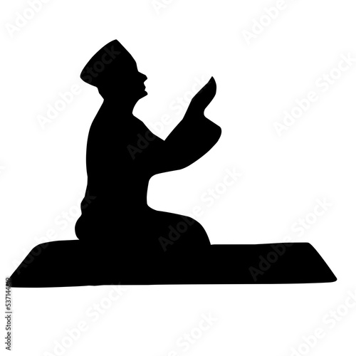 silhouette of people praying