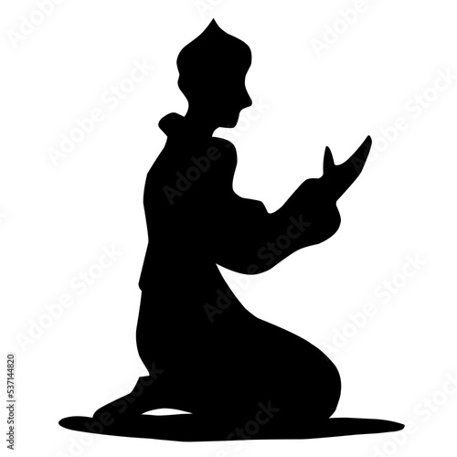 silhouette of people praying