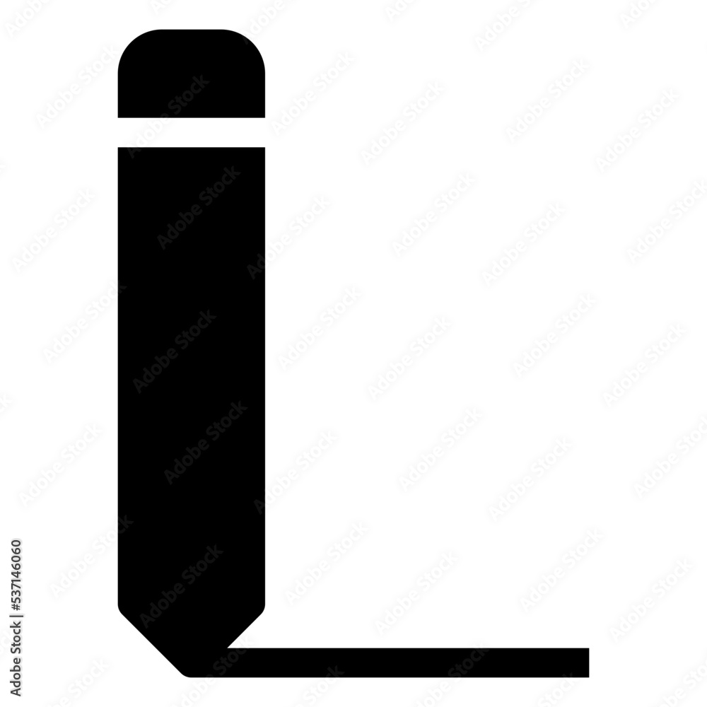 Icon Pencil With Style Glyph Icon Pencil With Style Glyph
