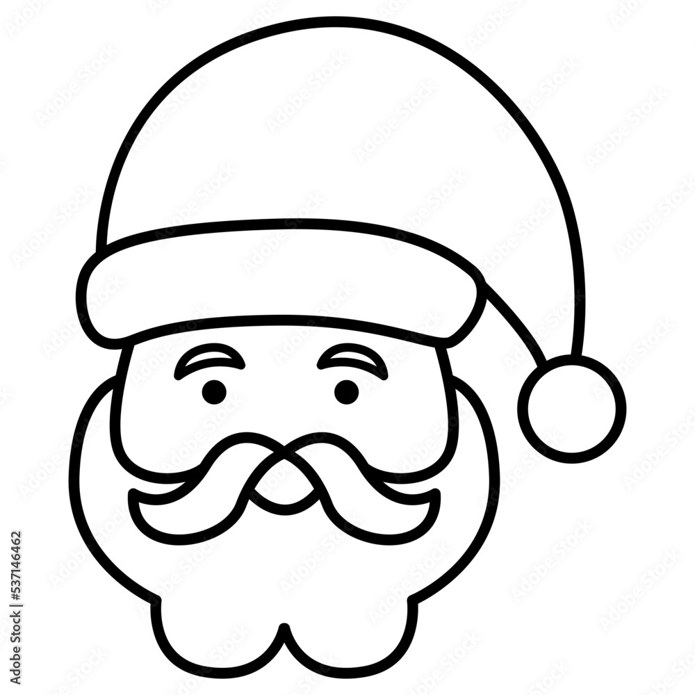 santa claus avatar head santa claus avatar head