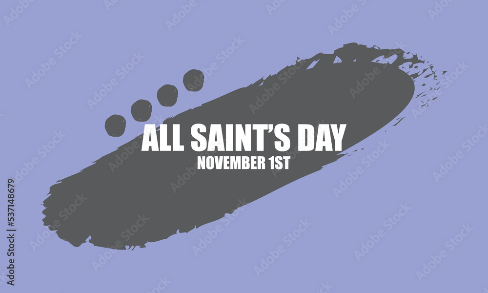 Vector illustration for All Saints Day. Suitable for greeting card ...