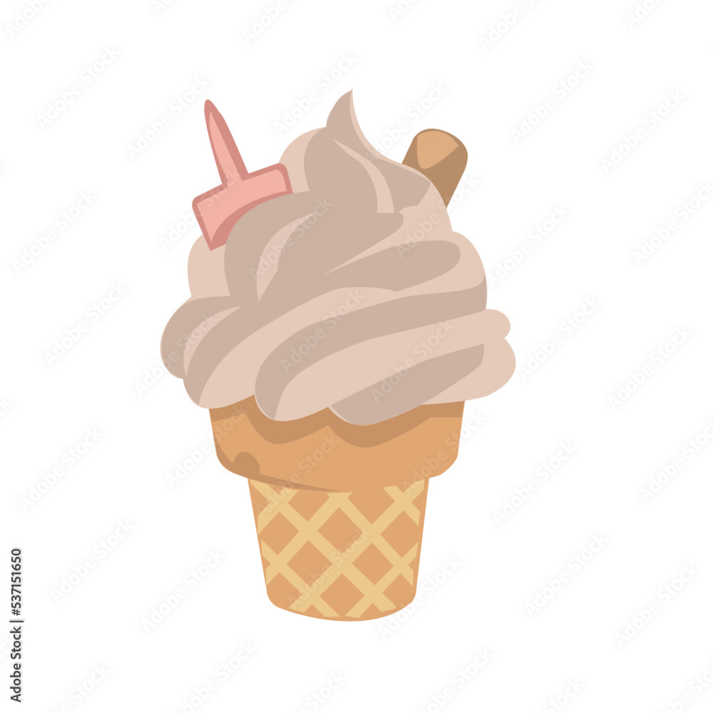 tasty ice cream cup illustration tasty ice cream cup illustration