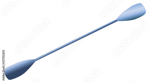 Paddle for kayak isolated on white background. Design element.