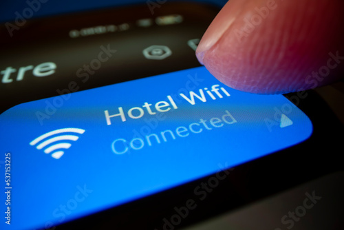 Connect smartphone to hotel wifi