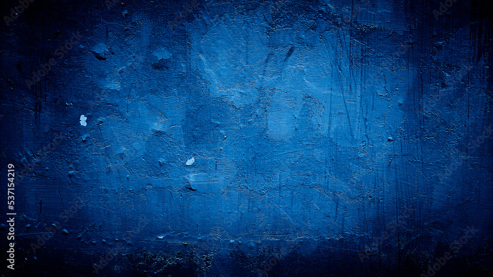dark blue grungy abstract cement concrete wall texture background
