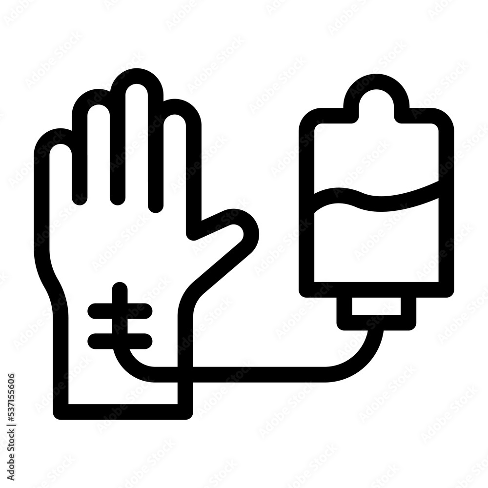 blood transfusion line icon illustration vector graphic blood transfusion line icon illustration vector graphic