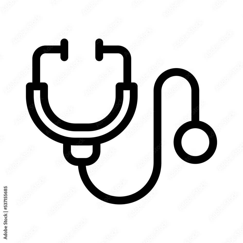 stethoscope line icon illustration vector graphic stethoscope line icon illustration vector graphic