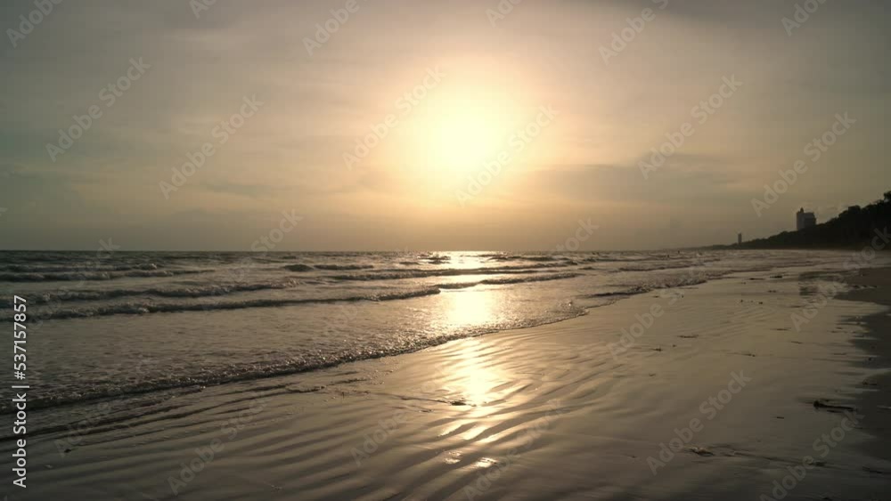 beautiful sunset with sea beach beautiful sunset with sea beach