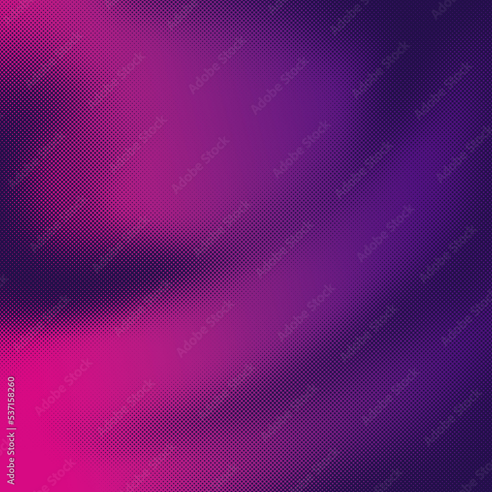 Obraz premium Halftone gradient background with dots. Abstract velvet purple dotted pop art. Abstract velvet purple design background jpg template for various artworks, graphics, cards, banners, ads, and much more.