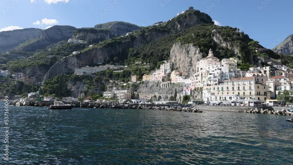 Views overlooking Positano on the Italian Amalfi coast Views overlooking Positano on the Italian Amalfi coast
