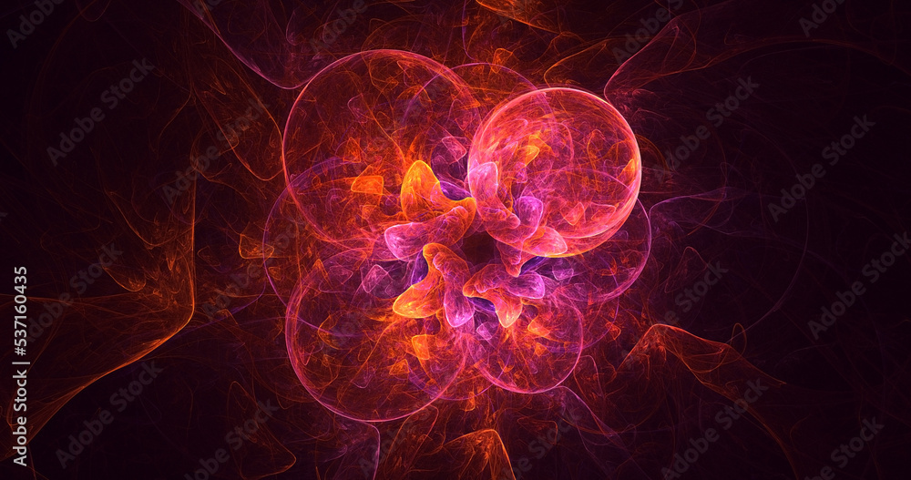3D rendering abstract multicolor technology fractal light background 3D rendering abstract multicolor technology fractal light background