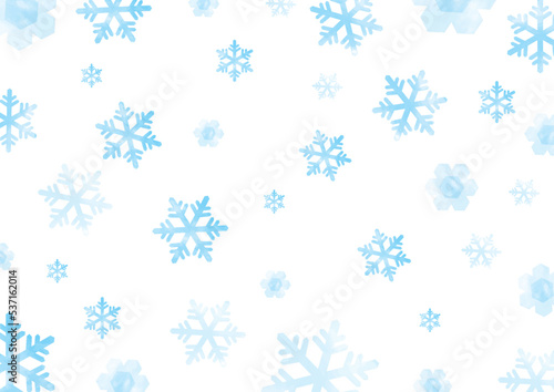 雪の結晶の背景