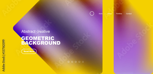 Fluid triangles minimal abstract background. Techno or business concept, pattern for wallpaper, banner, background, landing page