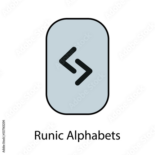 Wallpaper Mural Runic Alphabets. Complete collection of Rune alphabet, futhark. Writing ancient Germans. Vector Mystical symbols. 
Esoteric, occult, magic illustration for Tattoos.
 Torontodigital.ca
