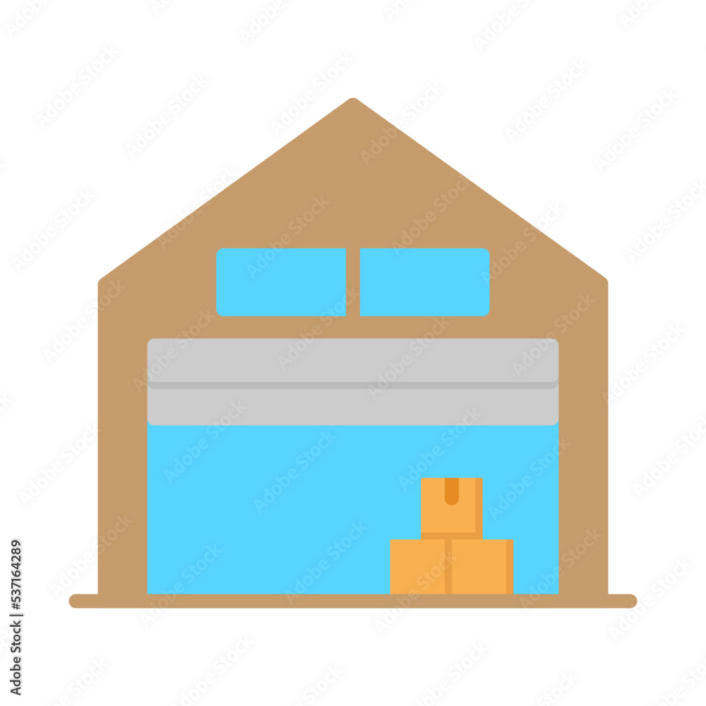 Logistic Warehouse Icon Logistic Warehouse Icon