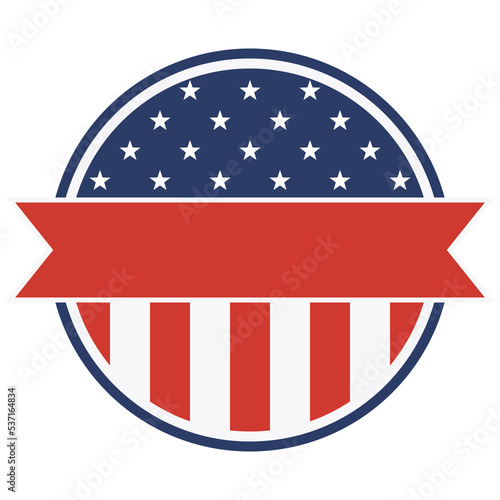 America flag. Made In Usa Illustration