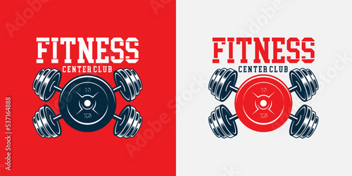 Fitness logo template. Gym modern logotype vector. Fit for sport logo, brand, company, health center, poster, sticker, emblem, badge. Vector eps 10.