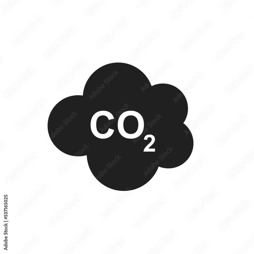 CO2 gas icon. Vector illustration CO2 gas icon. Vector illustration