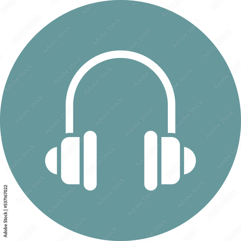 Headphones Icon Style Headphones Icon Style