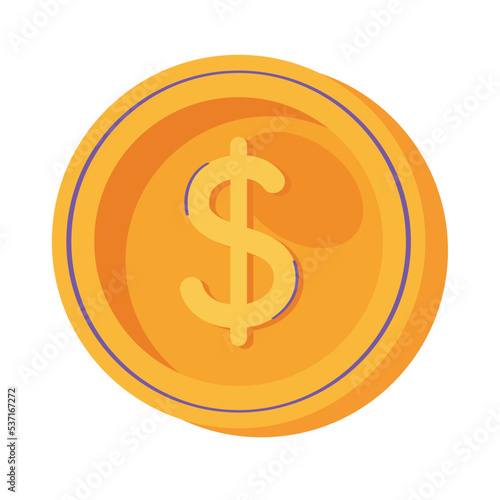 golden coin money dollar