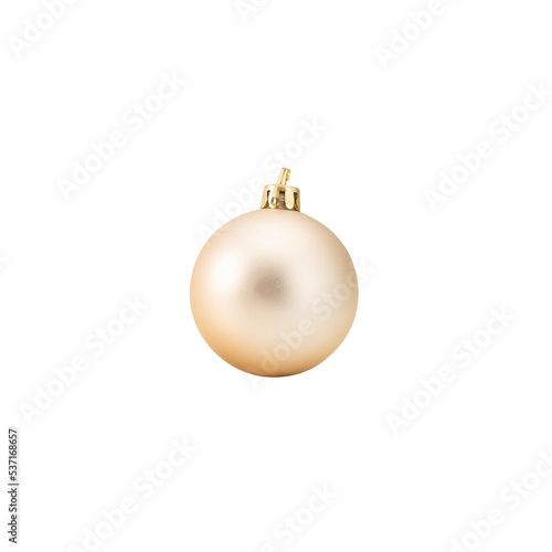 Obraz na płótnie Christmas ball decoration cutout, Png file.