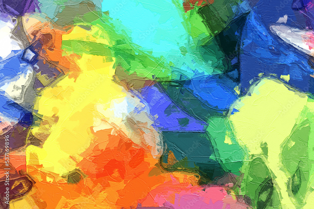 Obraz premium abstract colorful geometric texture illustration