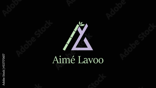 AL Monogram Logo | Logo illustration design, Monogram logo design, Monogram logo
