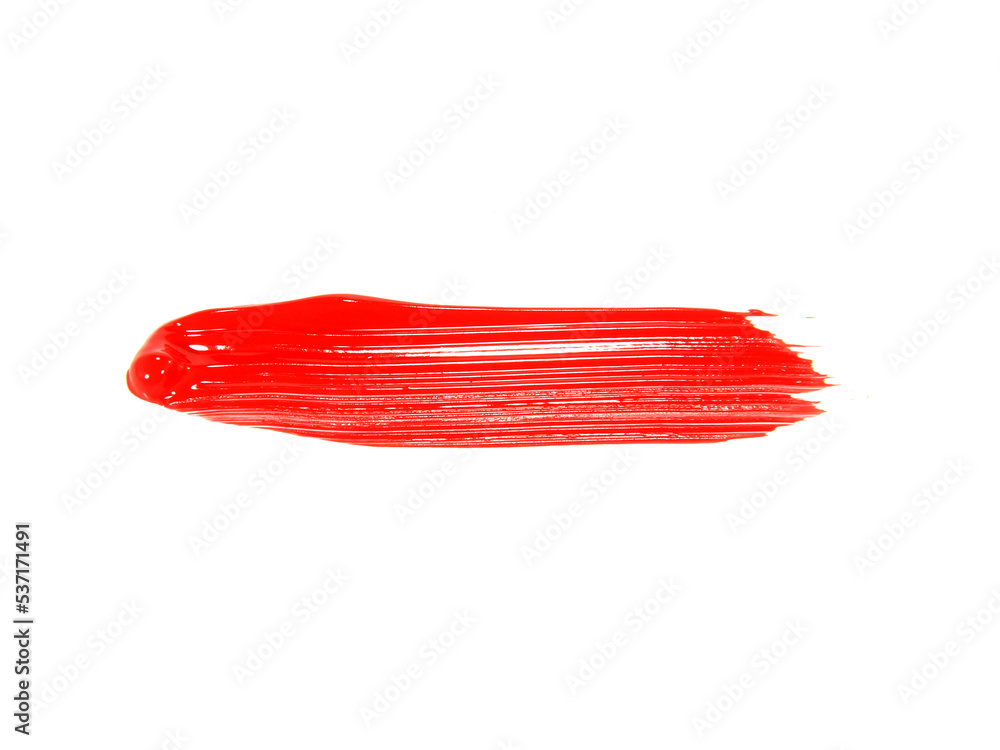 red paint isolated on white background.Selection focus. red paint isolated on white background.Selection focus.